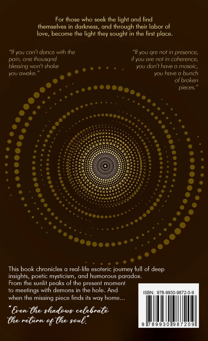 Tony Audin book back cover